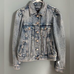 GAP Women's Faded Blue Denim Jacket